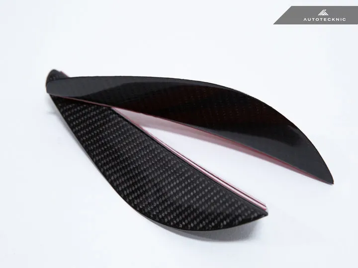 AutoTecknic E9X M3 Dry Carbon Front Bumper Canard Set