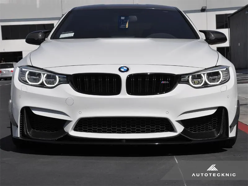 AutoTecknic F8X M3 / M4 - Carbon Fiber Front Bumper Canards