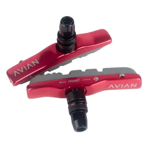 Avian Carbon BMX Brake Pads-Red