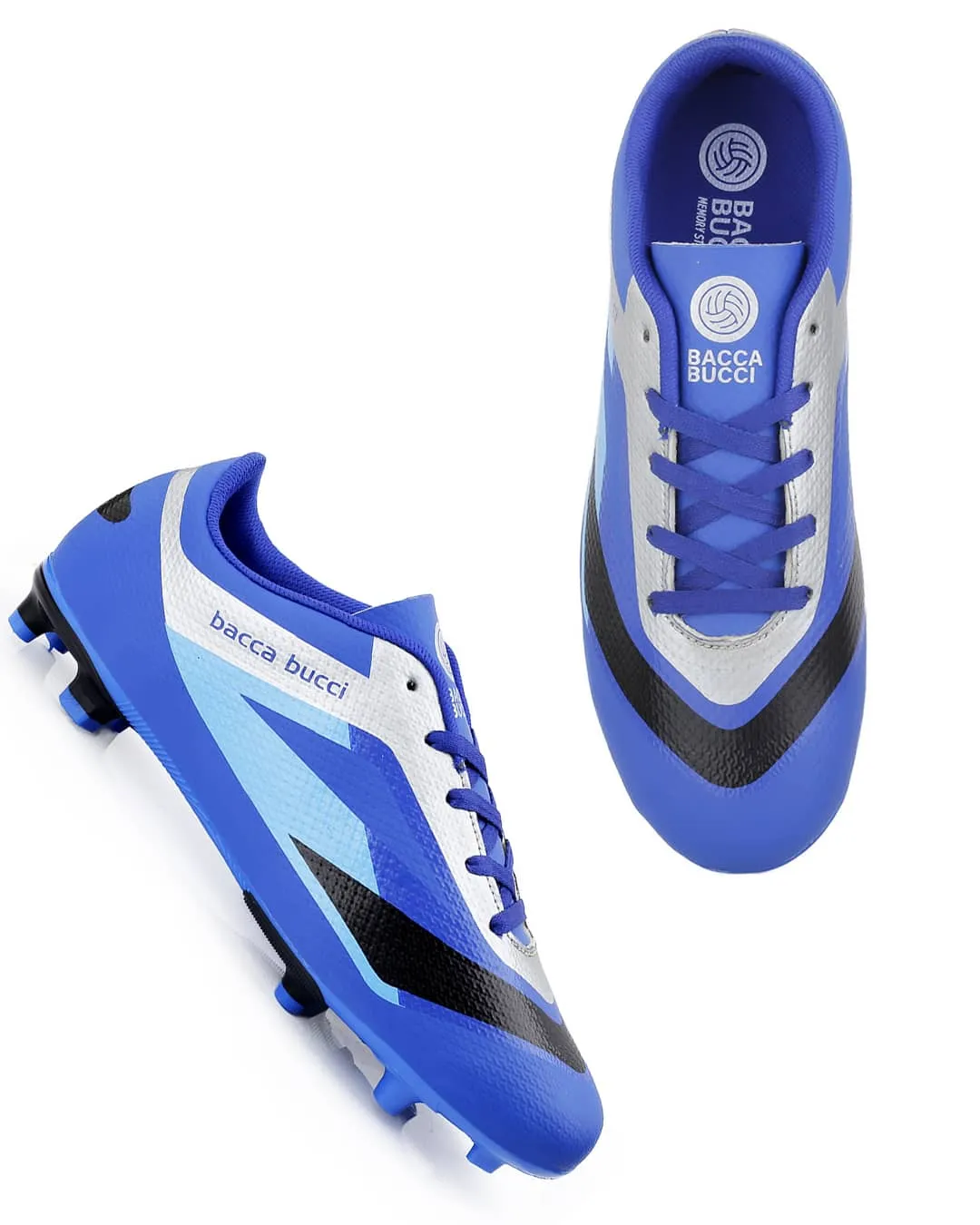 Bacca Bucci “Strike X” Firm ground Football Shoes | Lightweight Soccer Cleats with High-Traction Studs