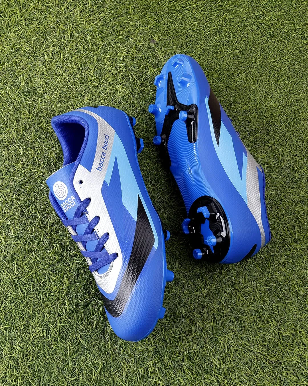 Bacca Bucci “Strike X” Firm ground Football Shoes | Lightweight Soccer Cleats with High-Traction Studs