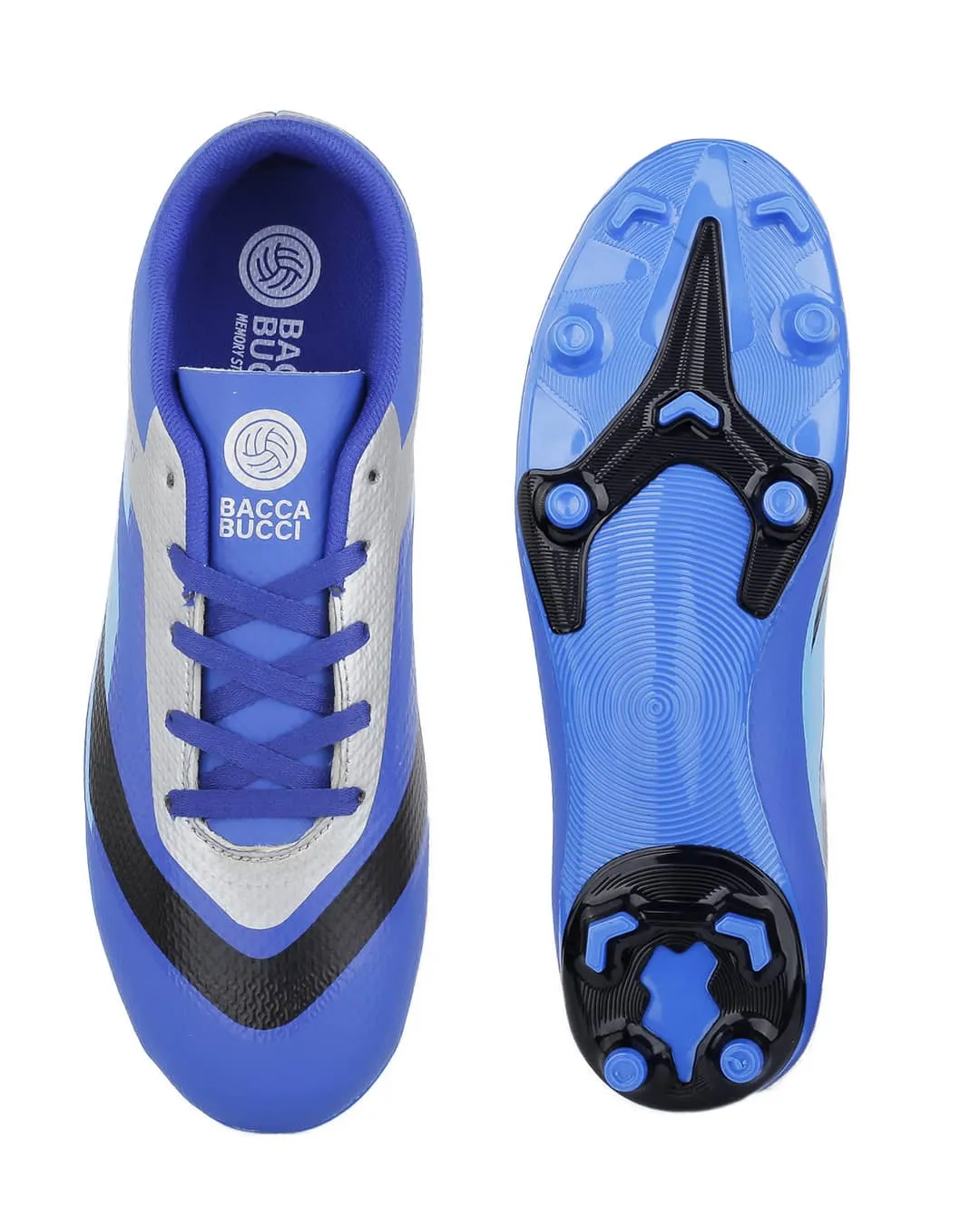Bacca Bucci “Strike X” Firm ground Football Shoes | Lightweight Soccer Cleats with High-Traction Studs