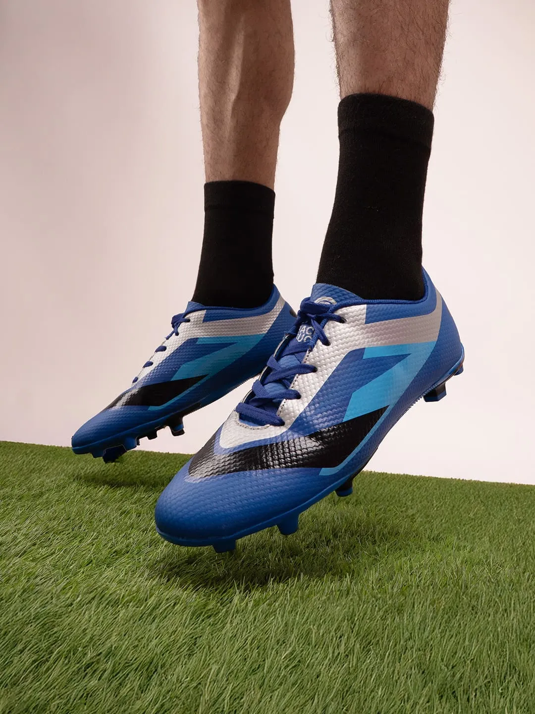 Bacca Bucci “Strike X” Firm ground Football Shoes | Lightweight Soccer Cleats with High-Traction Studs