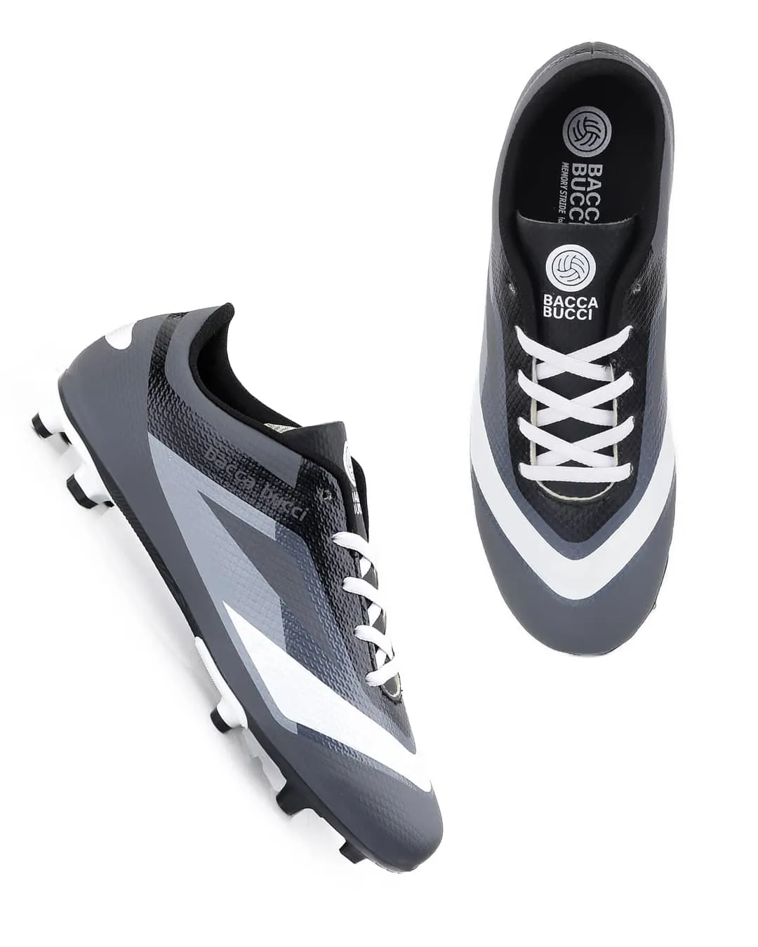 Bacca Bucci “Strike X” Firm ground Football Shoes | Lightweight Soccer Cleats with High-Traction Studs