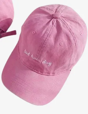 Bad Hair Day Cap pink