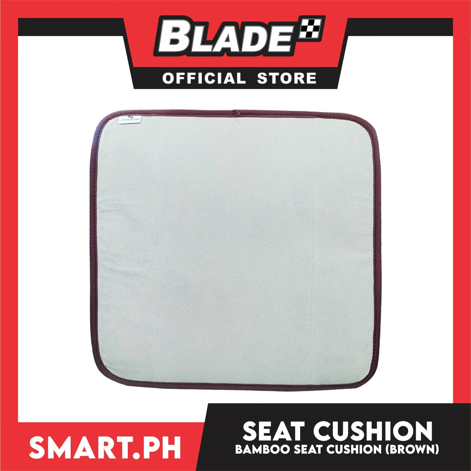 Bamboo Seat Cushion for Car, Home or Office Use (Brown)