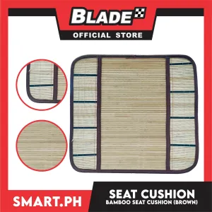 Bamboo Seat Cushion for Car, Home or Office Use (Brown)