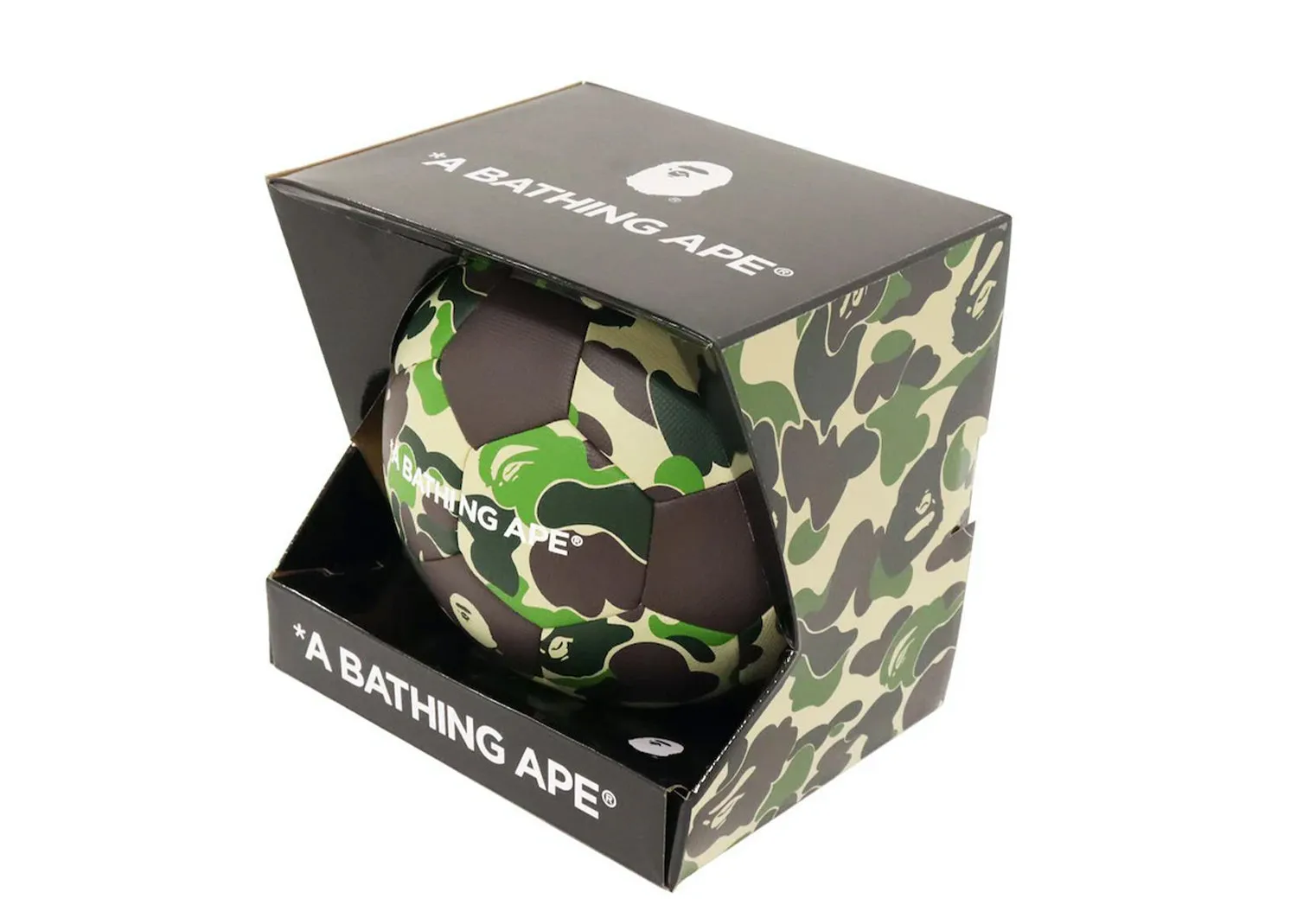 BAPE ABC Camo Soccer Ball Green