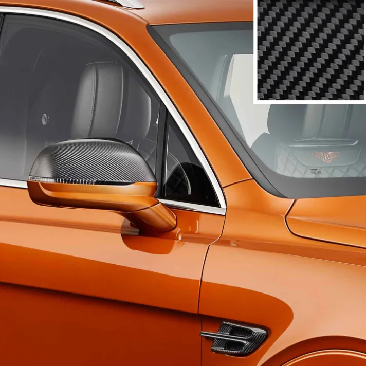 Bentley Bentayga Carbon Fiber Door Mirror Cowls