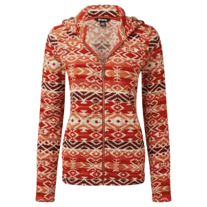 Bhutan Full Zip Hoodie - Cranberry