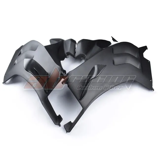 Big Plate Fairing On Both Sides For Ducati PanigaleV4 V4S 2021 2022 Full Carbon Fiber 100%