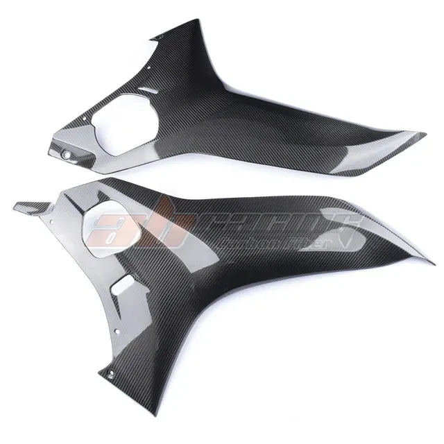 Big Plate Fairing On Both Sides For Yamaha R6 2017-2021 Full Carbon Fiber 100%