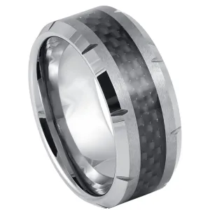 Black Carbon Fiber Inlay