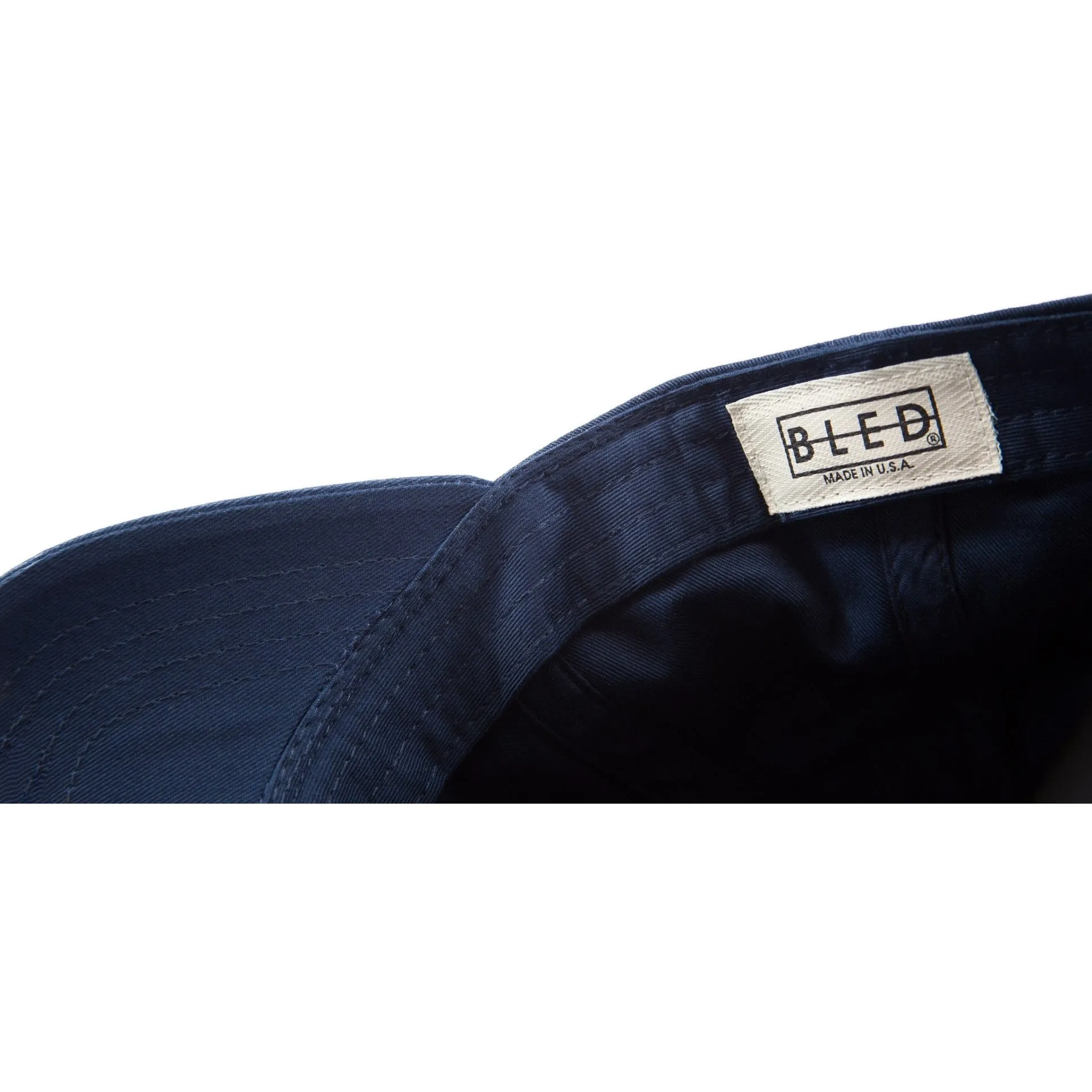 Bled Letter Patch Cap - Navy