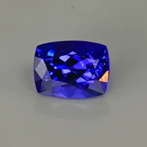 Blue Violet Antique Cushion Tanzanite Gemstone 1.95 Carats