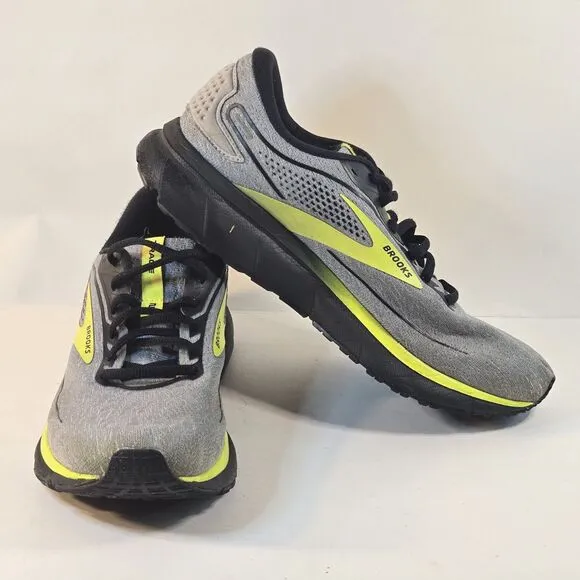Brooks Trace 2 Mens Size 8 D Running Shoes Neon Athletic Sneakers 1103881D018