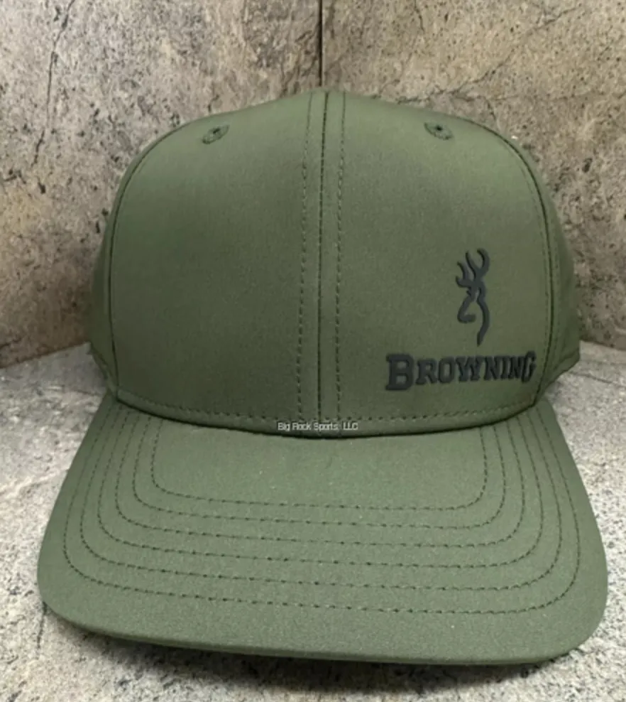 Browning Cap Morgan Loden Solid Back B/M Snap Closure Low Profile, 6 Pack