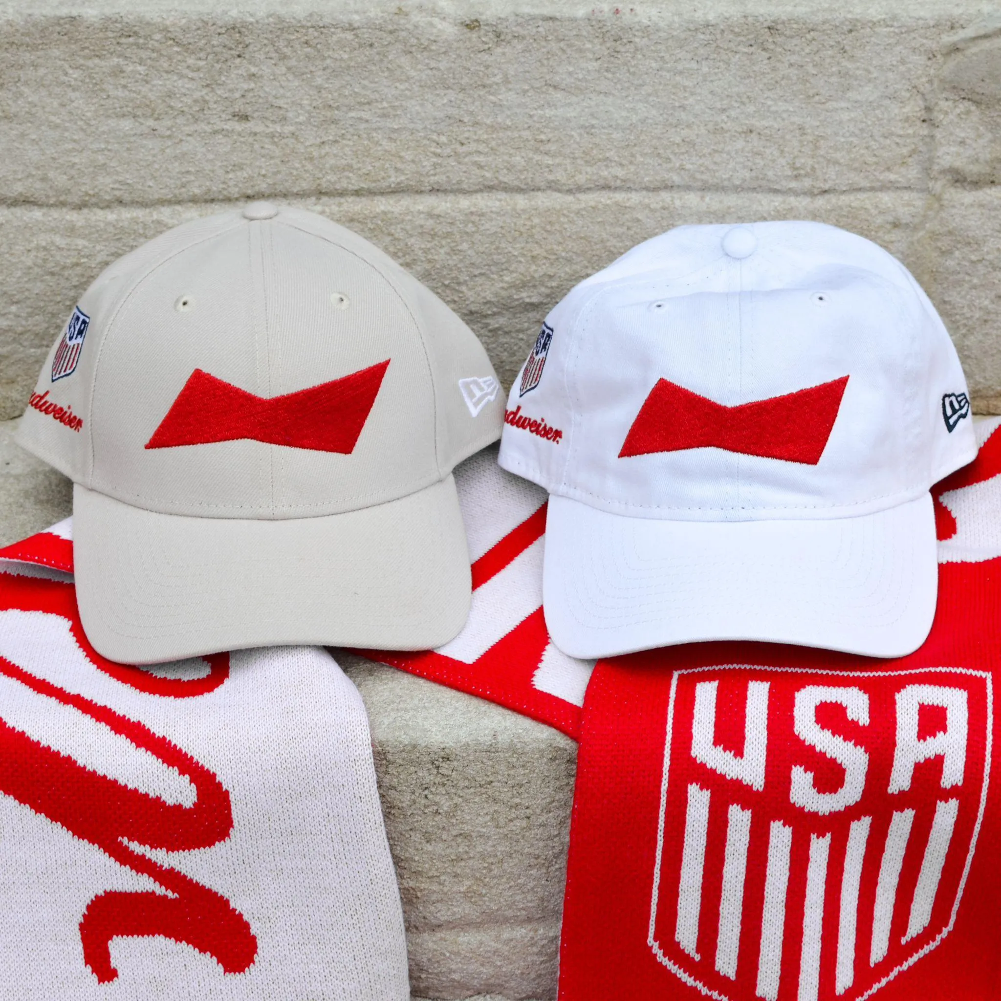 Budweiser X USMNT Soccer Hat - Stone