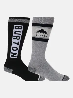 BURTON Weekend Midweight socks 2-pack - Womens - True Black