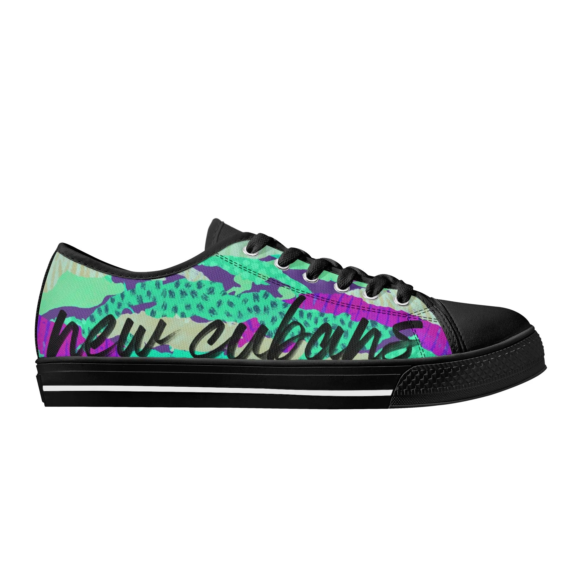 Camo-Flash Mens Low Top Canvas Shoes