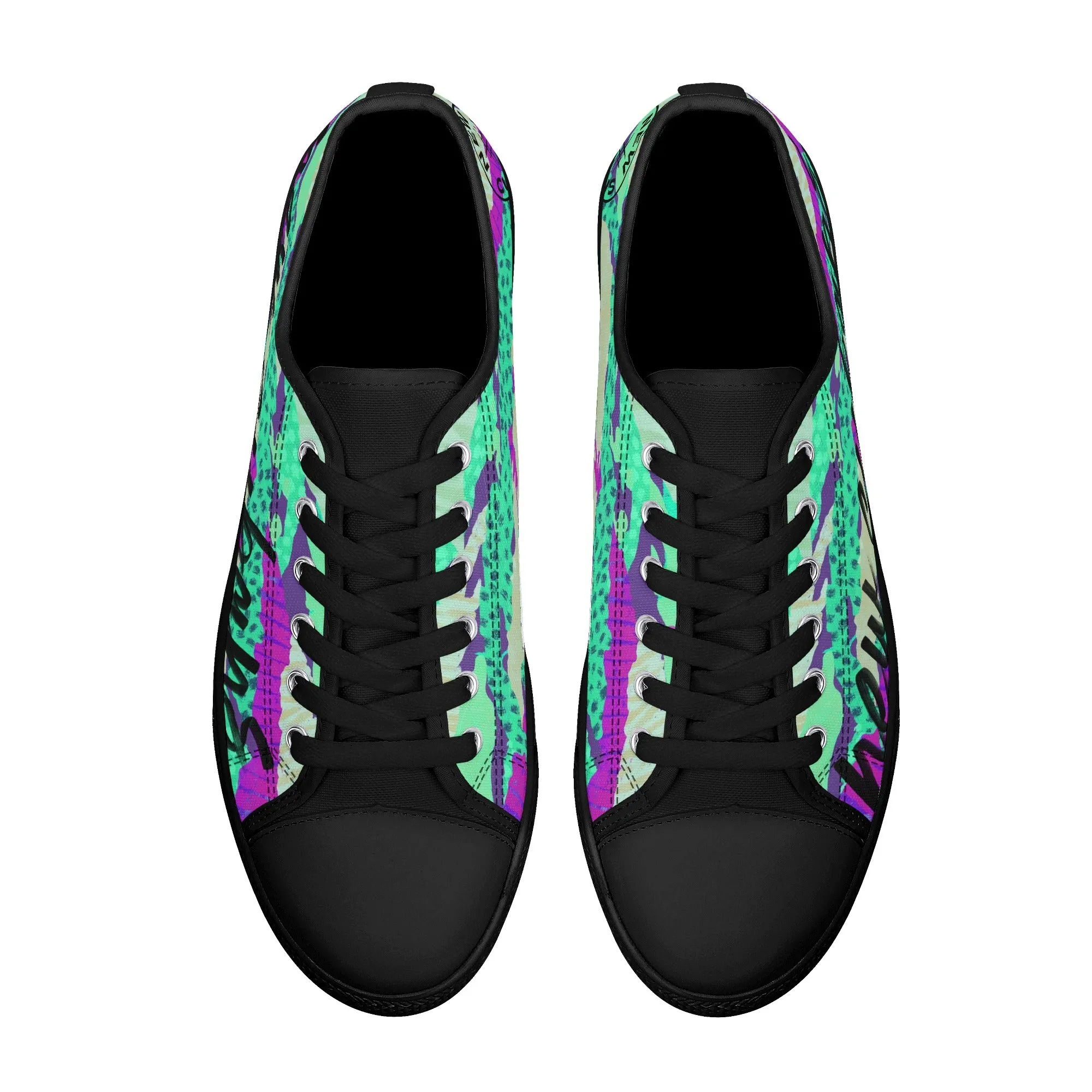 Camo-Flash Mens Low Top Canvas Shoes