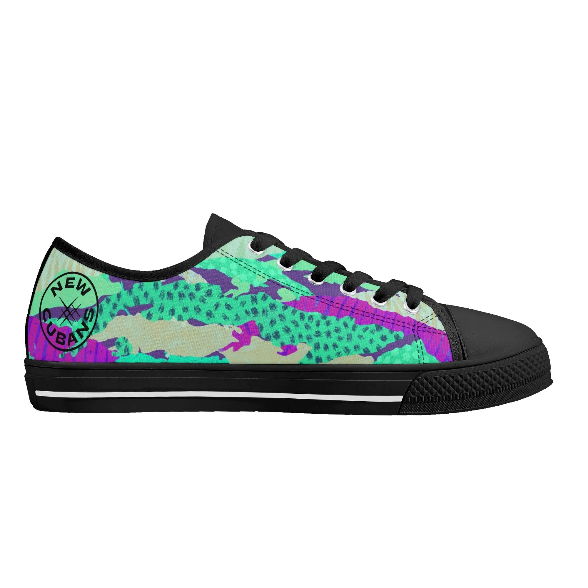 Camo-Flash Mens Low Top Canvas Shoes