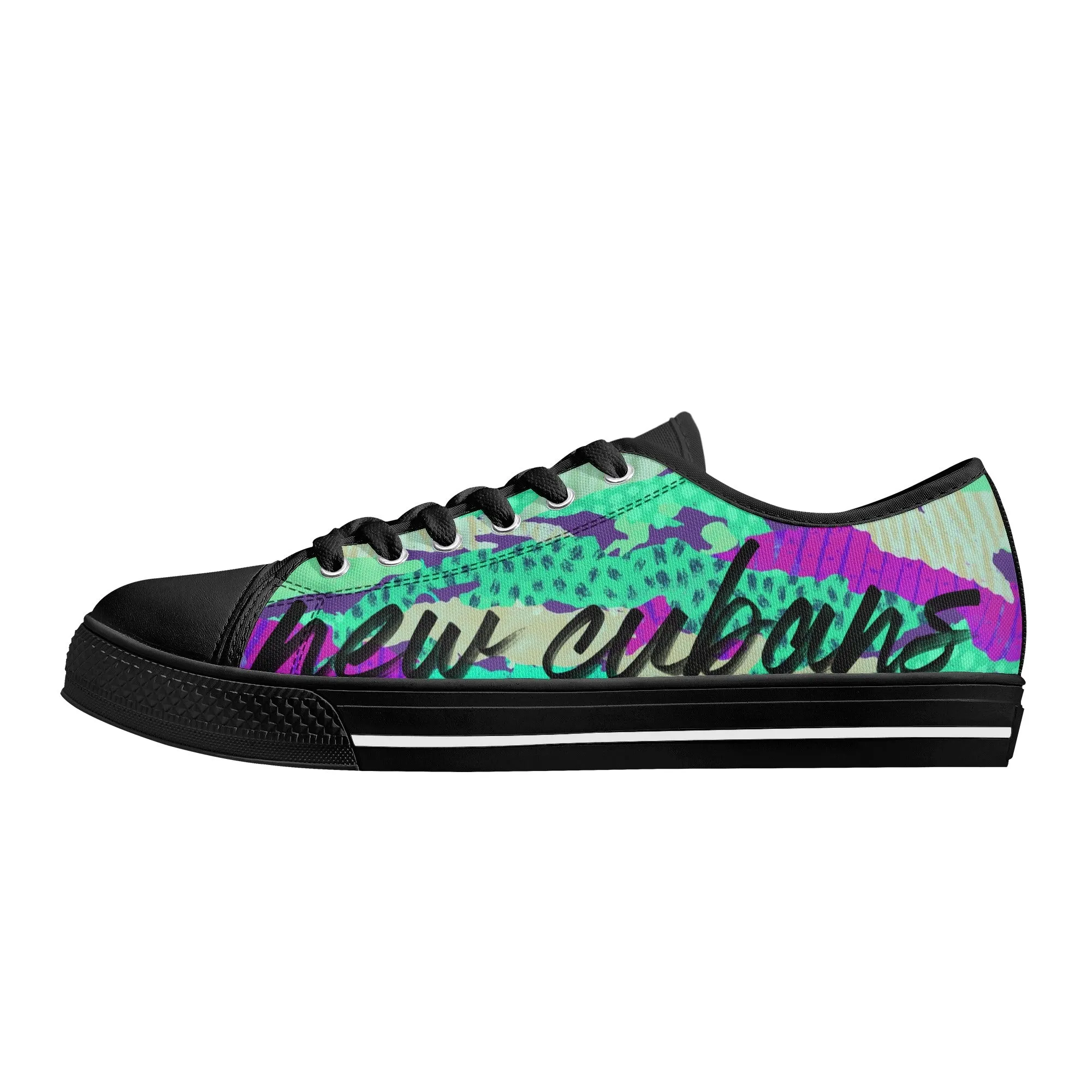 Camo-Flash Mens Low Top Canvas Shoes