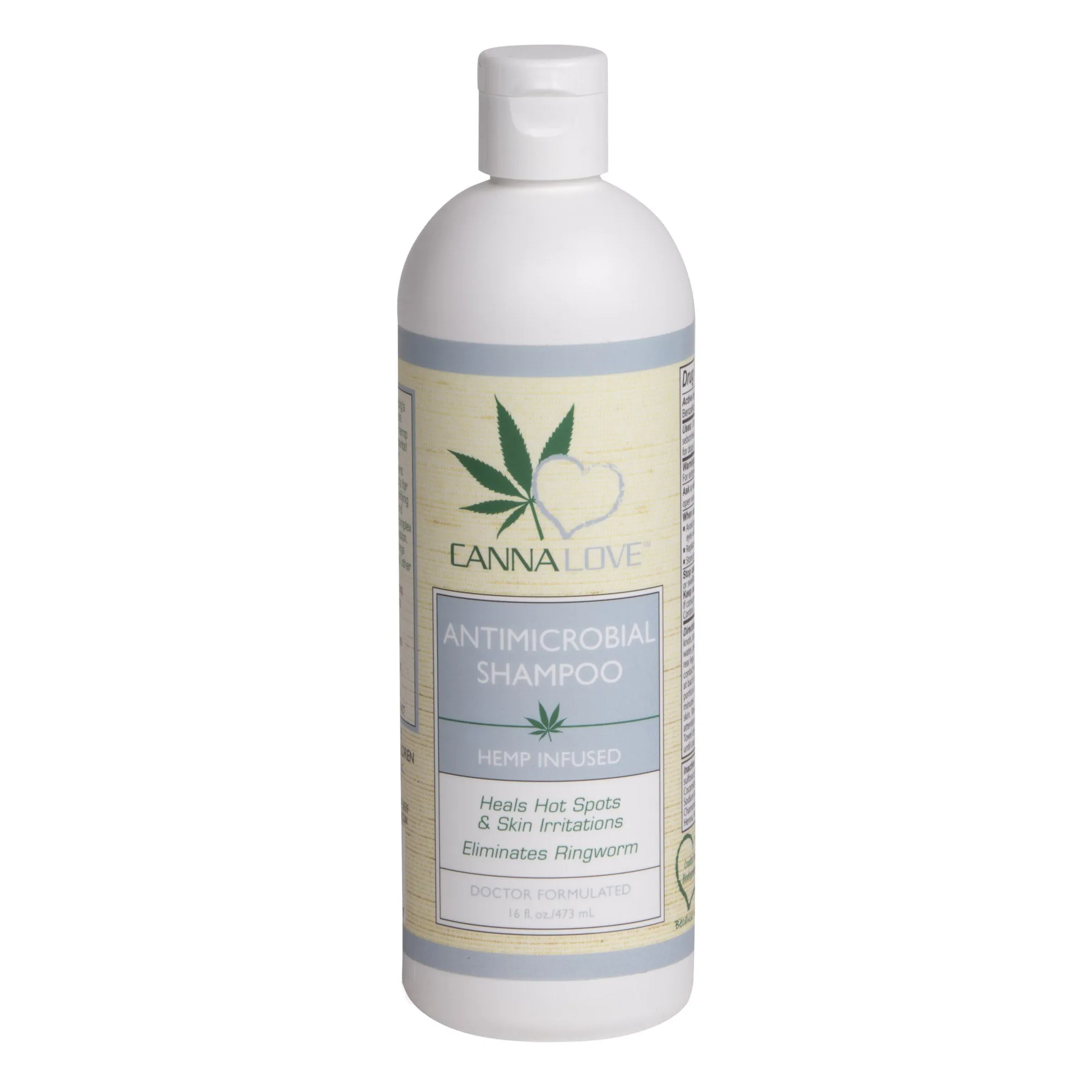 Cannalove Antimicrobial Shampoo 16 oz
