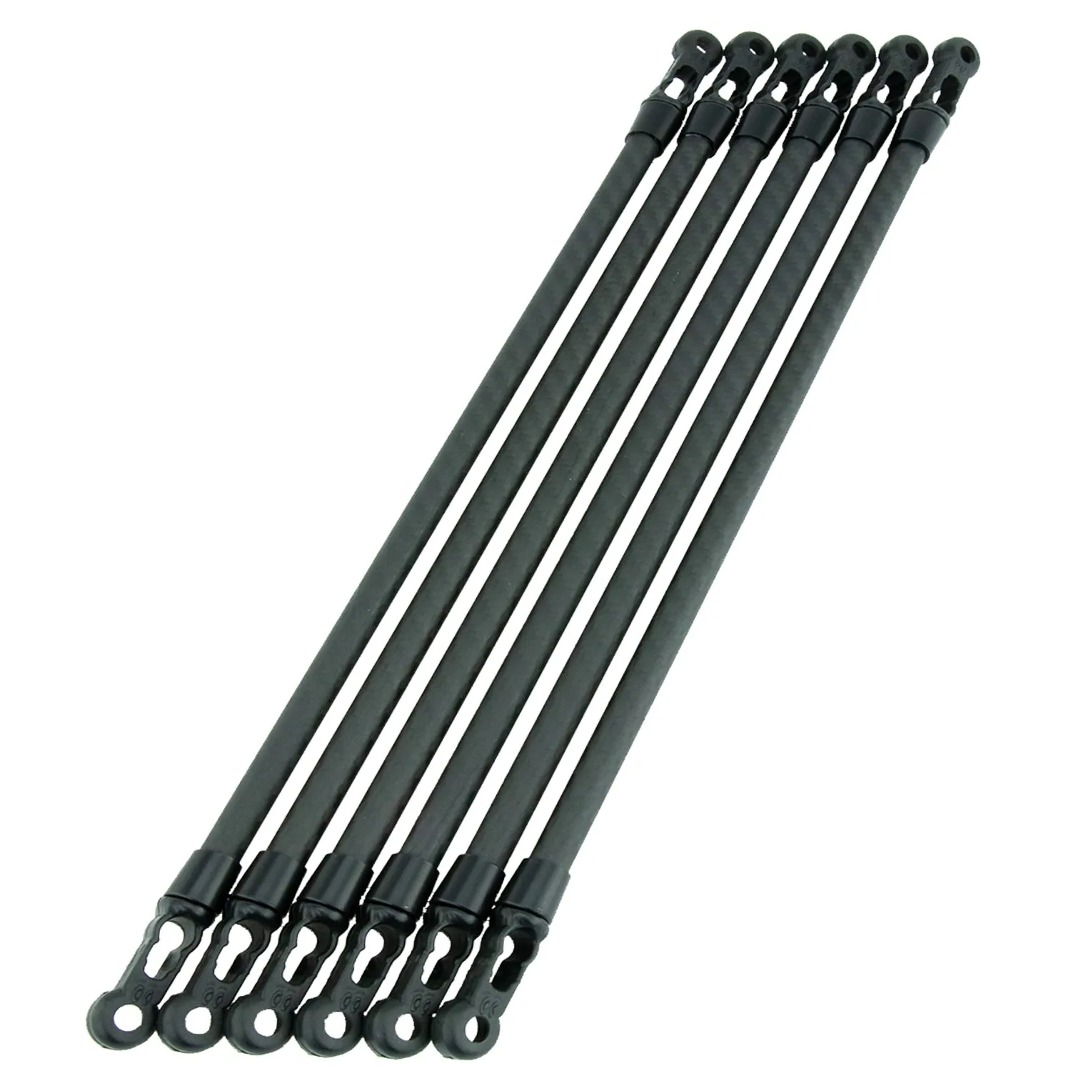 Carbon Fiber Arms Twill 340.5mm Set of Six
