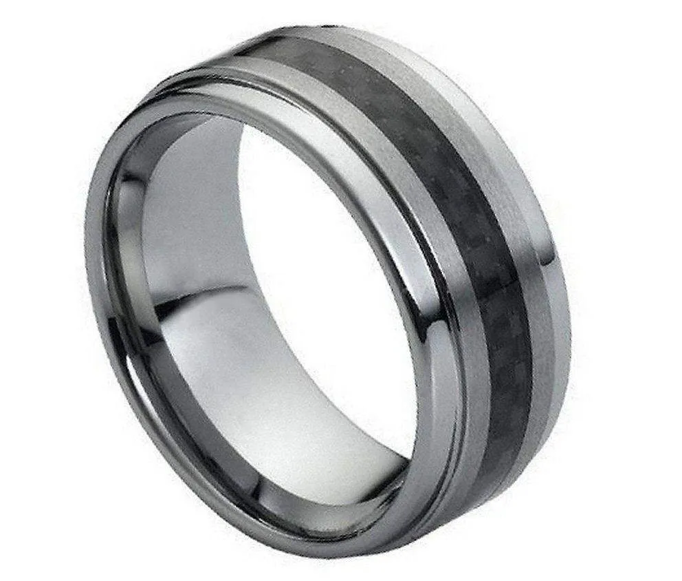 Carbon Fiber Inlay on Brushed Center