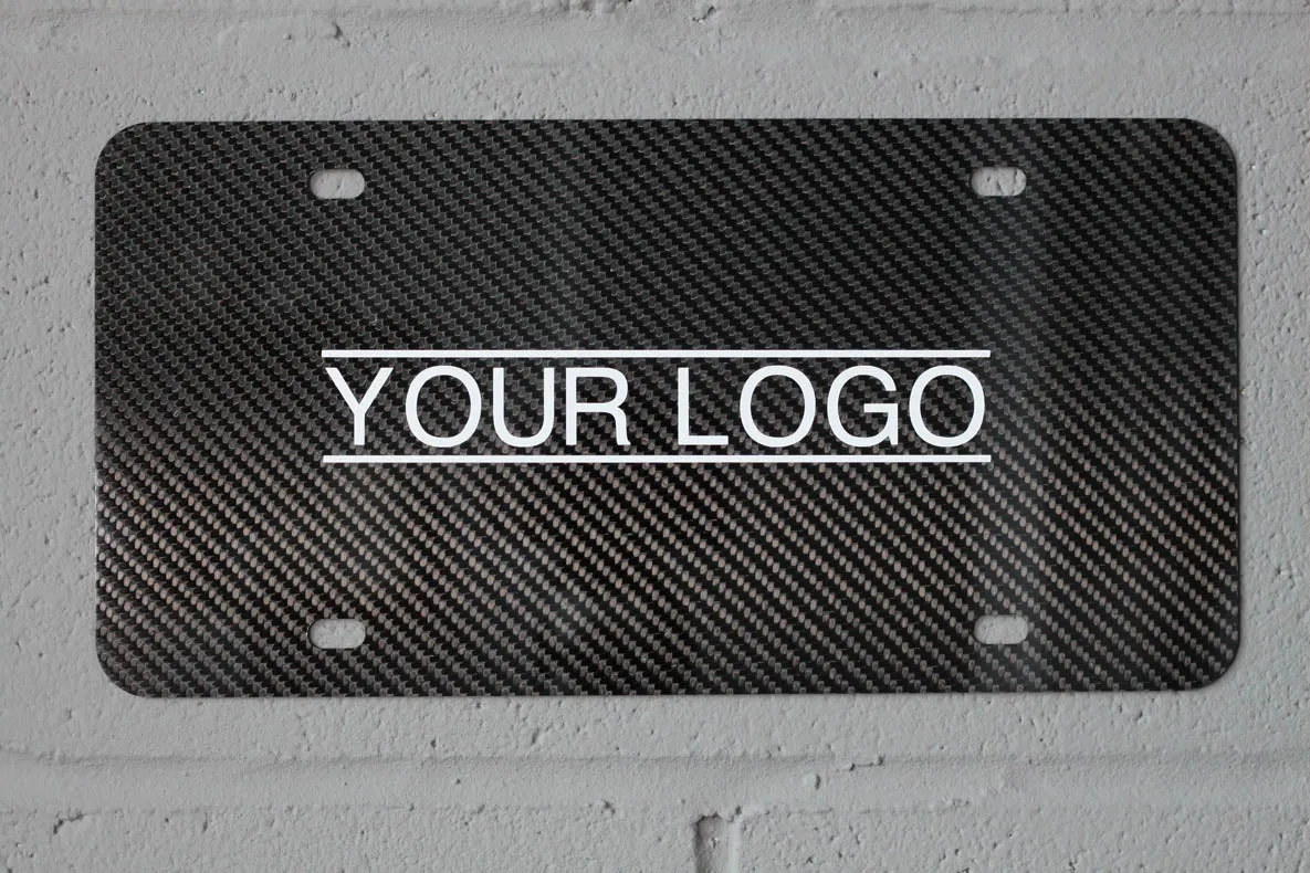 Carbon fiber - License plate blank