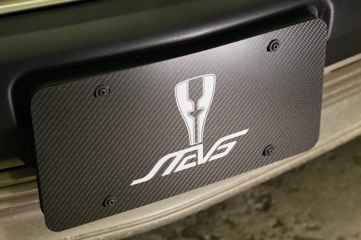Carbon fiber - License plate blank