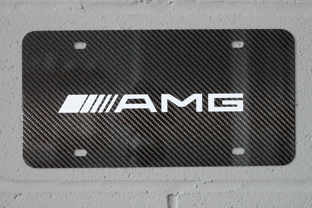 Carbon fiber - License plate blank