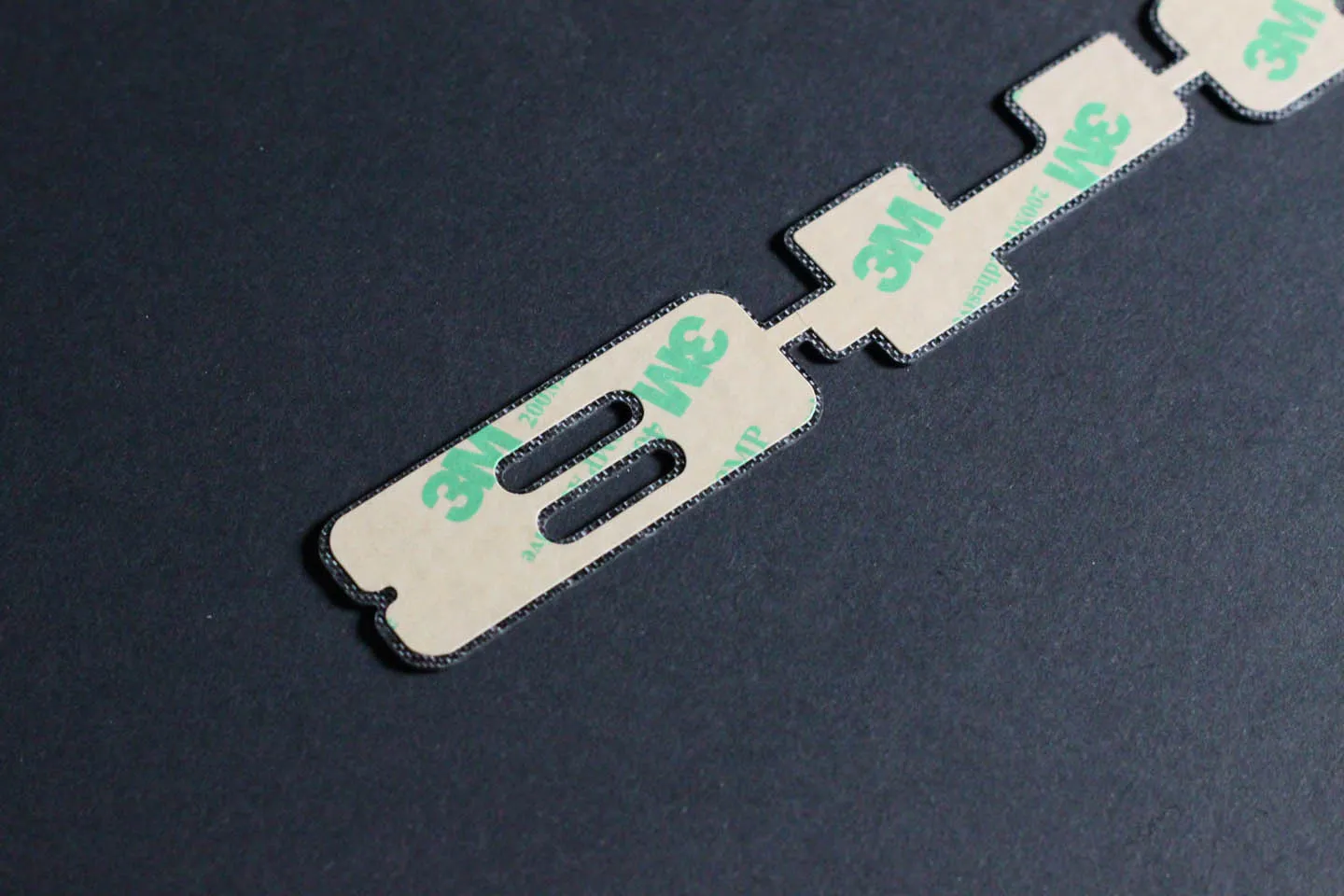 Carbon fiber "948" badge