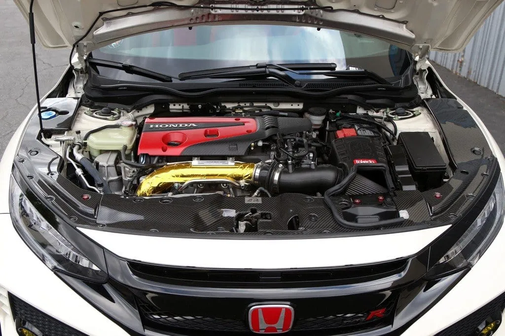 Carbon Fiber Radiator Cooler Plate Kit for 2017  Honda Civic Type R FK8