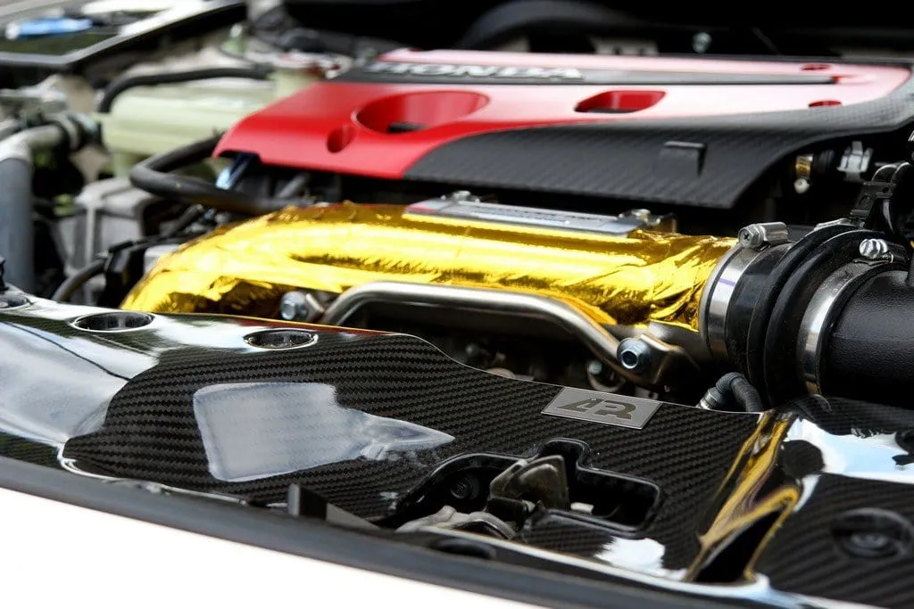 Carbon Fiber Radiator Cooler Plate Kit for 2017  Honda Civic Type R FK8