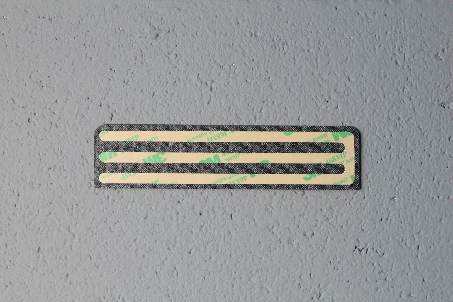 Carbon fiber - Stick-on license plate bezel - Small