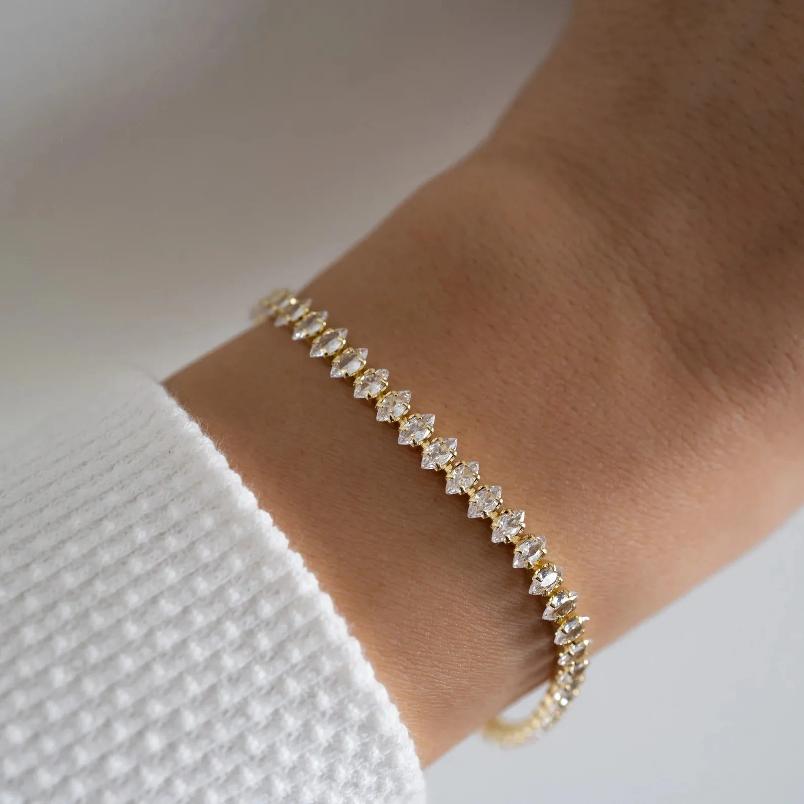 Classic Marquise Tennis Bracelet