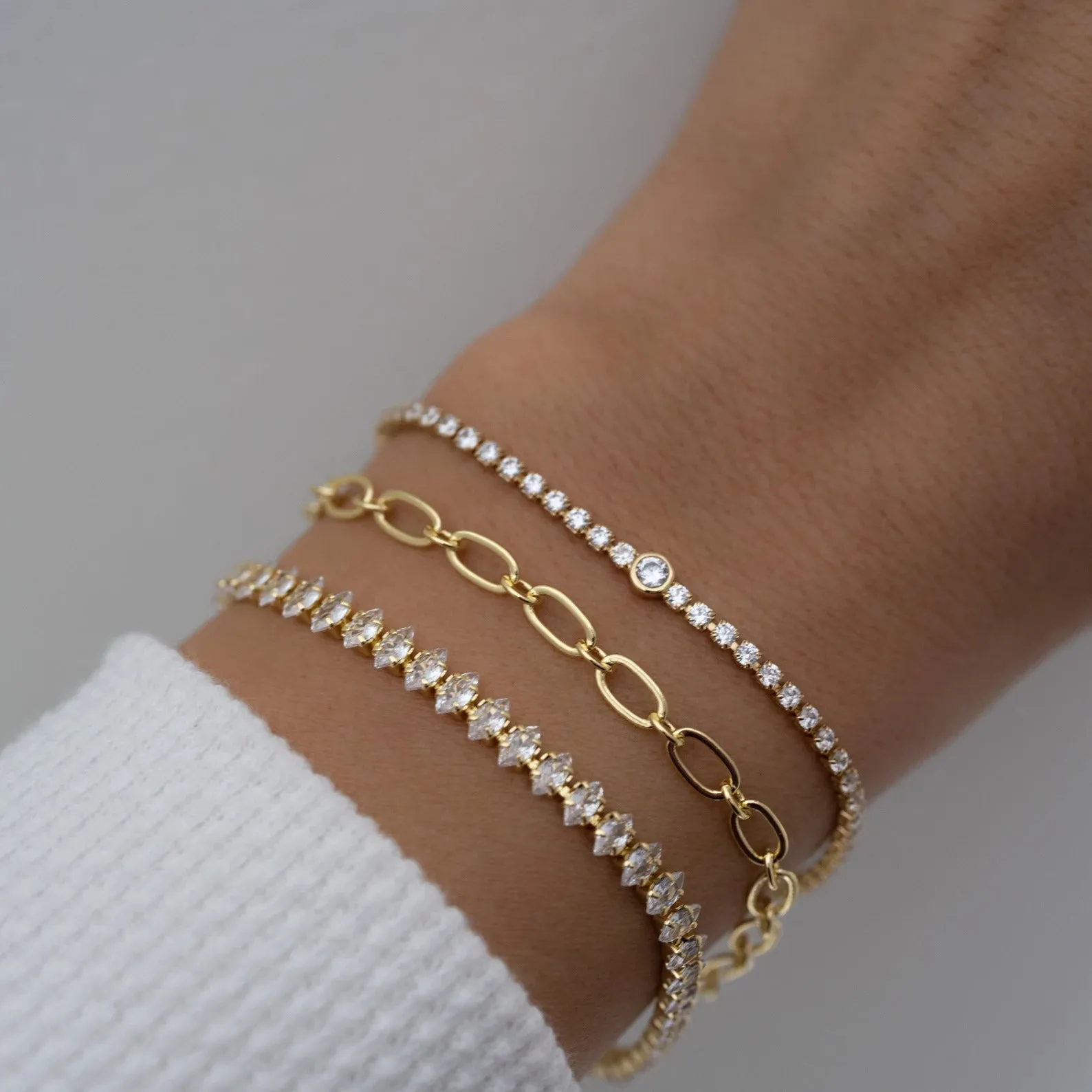 Classic Marquise Tennis Bracelet
