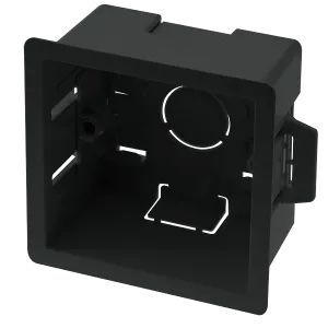 Click WA087PBK 1 Gang 35mm Dry Lining Box - Black