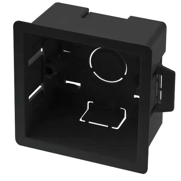 Click WA087PBK 1 Gang 35mm Dry Lining Box - Black