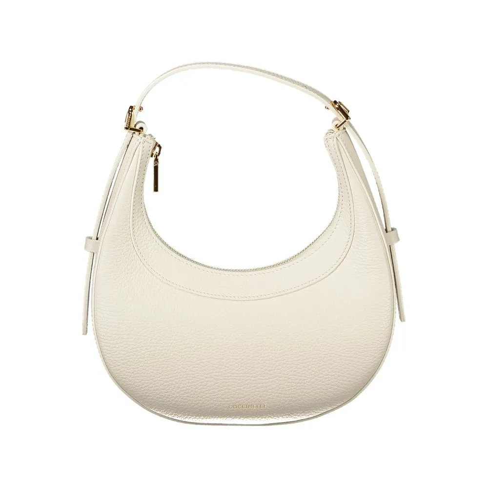Coccinelle White Leather Handbag