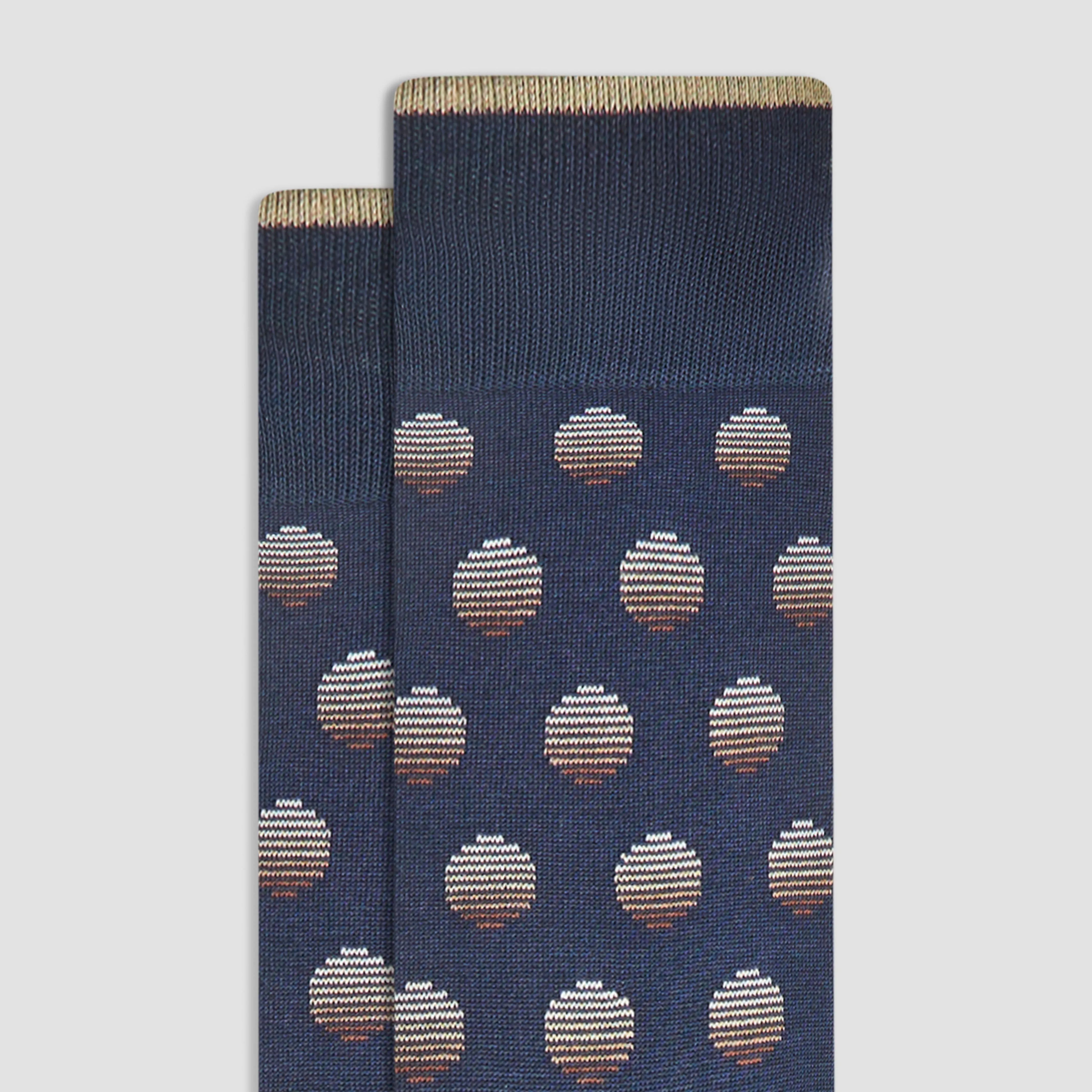 Coin Dot Mid-Calf Socks
