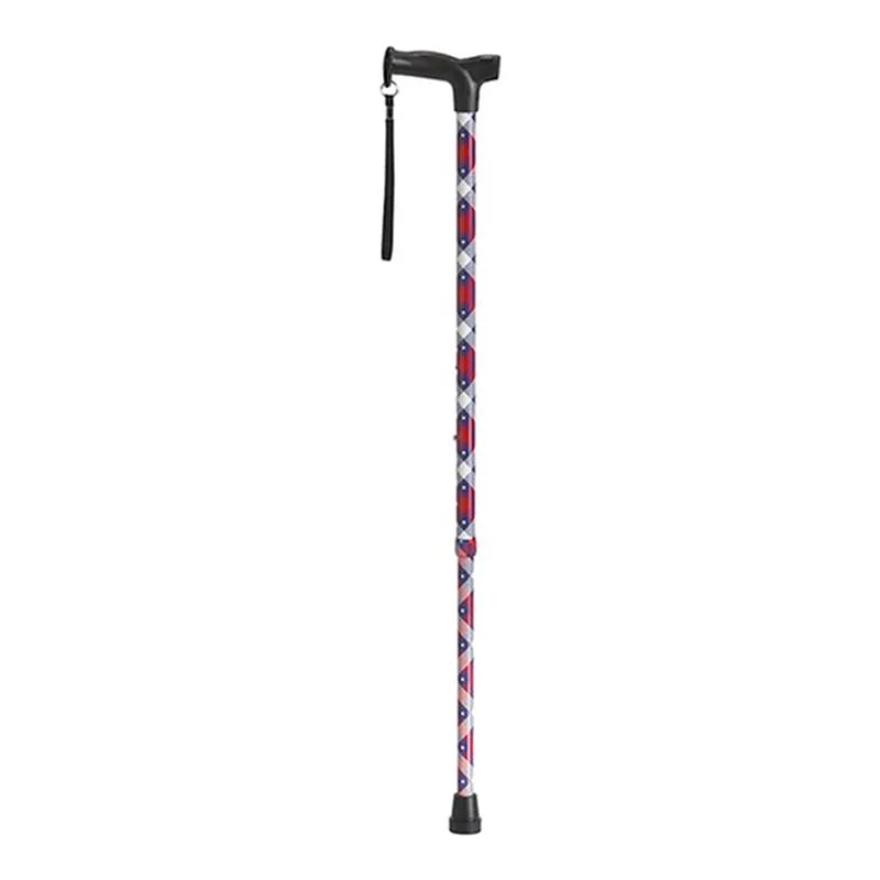 Comfort Grip T Handle Cane, Patriotic - 1 Each