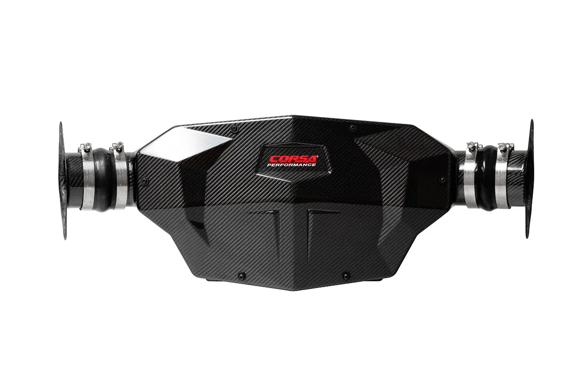 Corsa Black Carbon Fiber Air Intake | 2020-24 Corvette C8 6.2L V8 (Non-Z06)