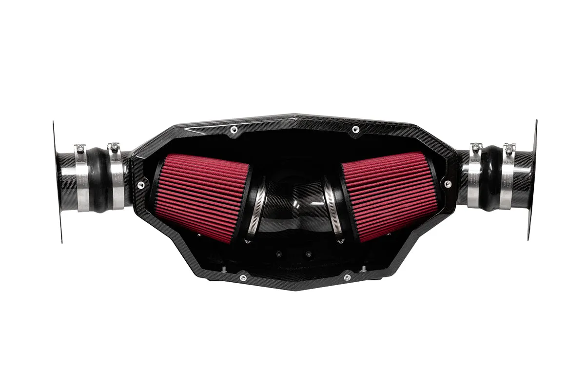 Corsa Black Carbon Fiber Air Intake | 2020-24 Corvette C8 6.2L V8 (Non-Z06)