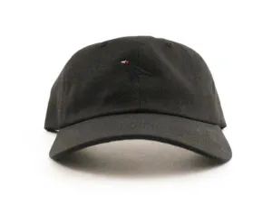 Crow Unconstructed Baseball Adjustable Dad Hat (Black)