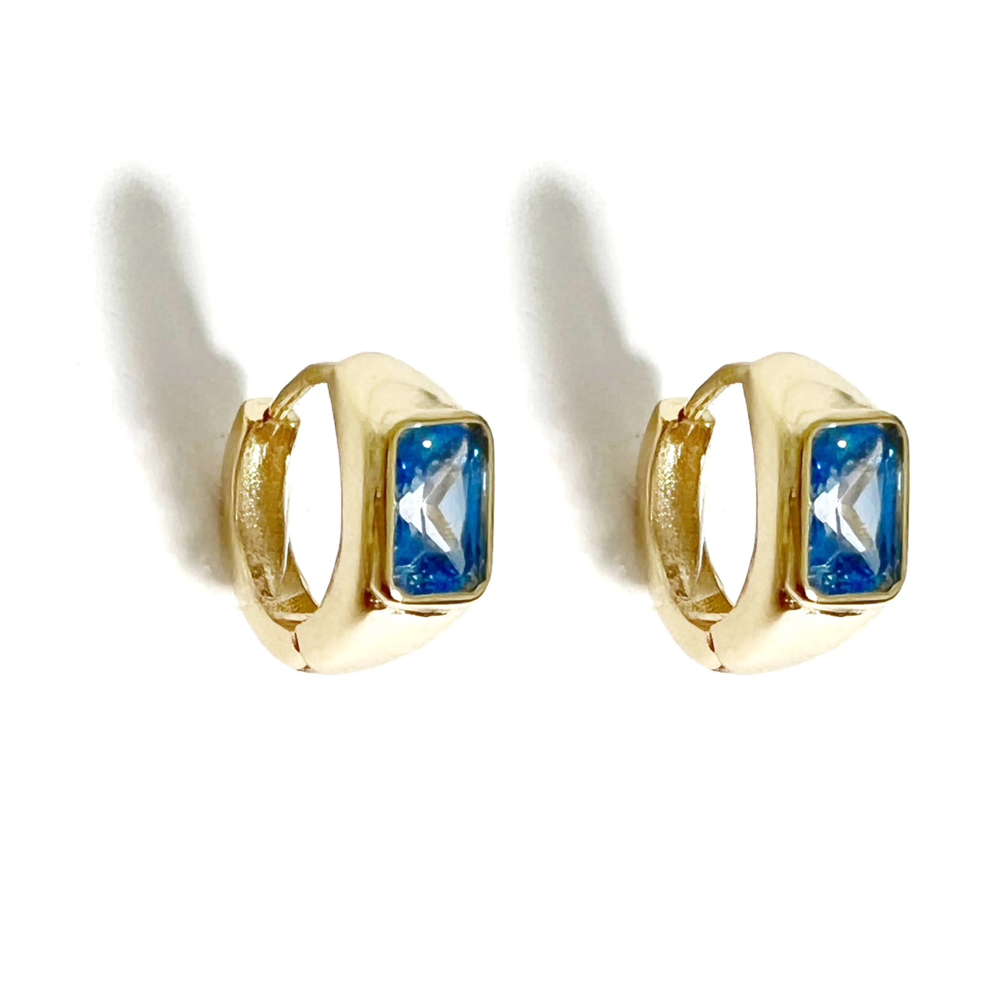 Cushion Stone Hoops