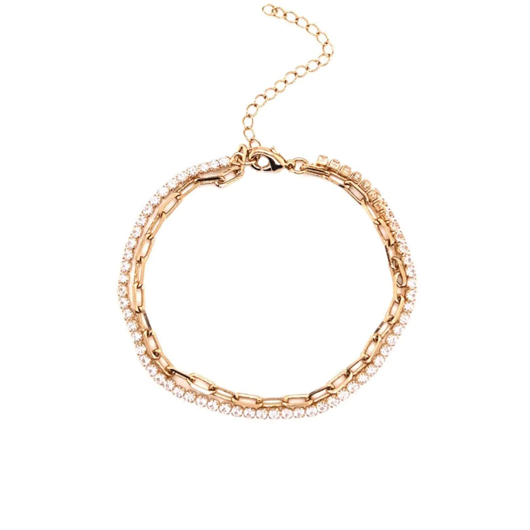 Daisy Double Wrap Bracelet