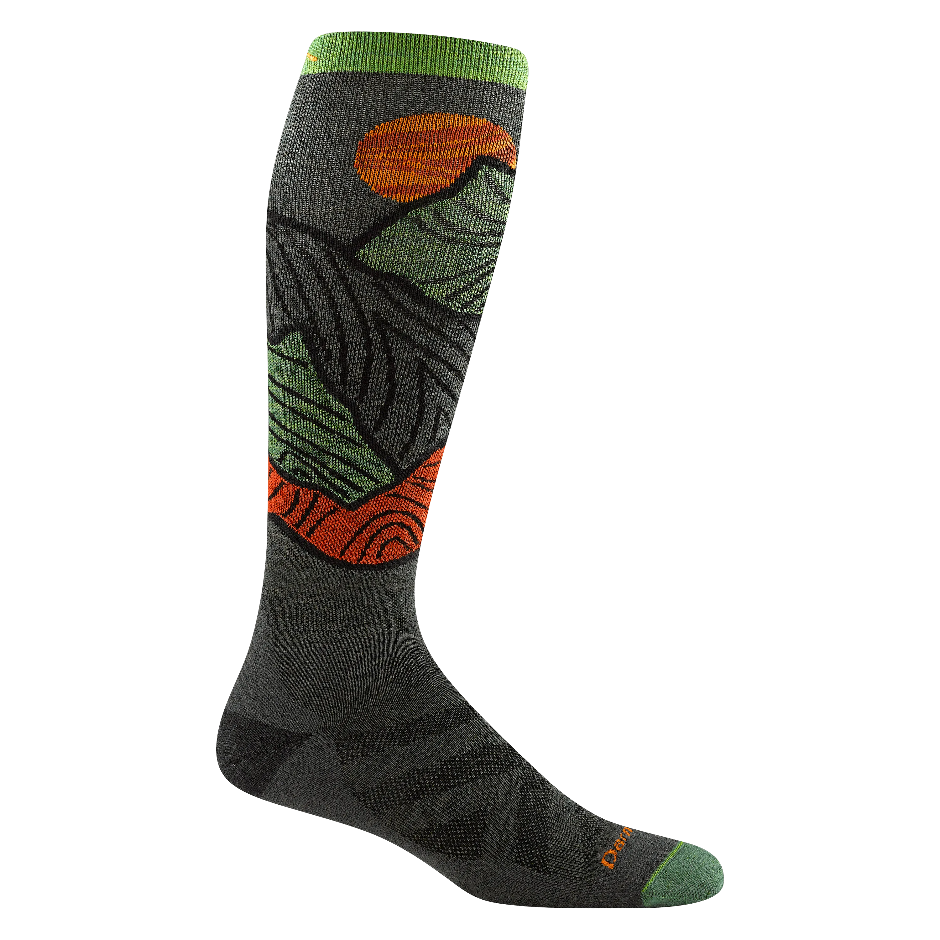 Darn Tough Mens Titan Over-The-Calf Lightweight Ski & Snowboard Socks